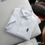 Áo Sơ Mi Nam Oxford Tay Ngắn Cool Bear Form Boxy