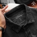 Áo Sơ Mi Nam Tay Ngắn Disney Grey Beat Form Boxy