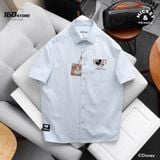 Áo Sơ Mi Nam Tay Ngắn Disney Striped Groove Form Boxy