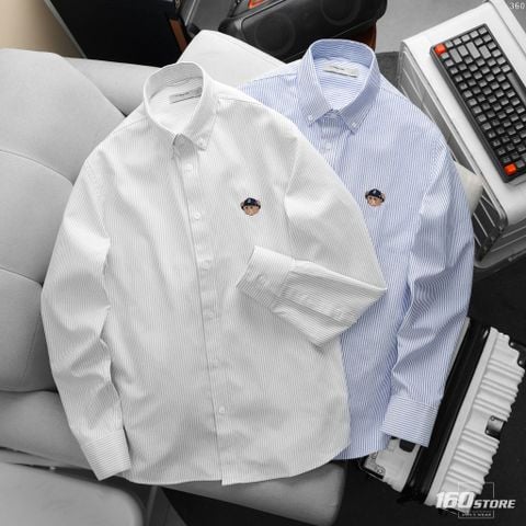 Áo Sơ Mi Nam Tay Dài ICONDENIM Rogne Bear