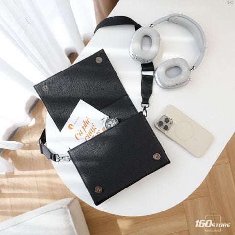 Túi Đeo Chéo Nam ICONDENIM Black Reign