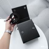 Túi Đeo Chéo Nam ICONDENIM Monobox Black Skin Form Vuông Đứng