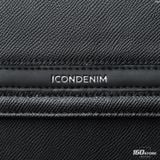 Túi Đeo Chéo Nam ICONDENIM Monobox Black Skin Form Vuông Đứng