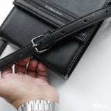 Túi Đeo Chéo Nam ICONDENIM Monobox Black Skin Form Vuông Đứng