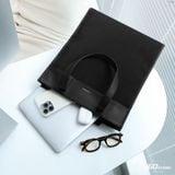 Túi Xách Nam Monolith Đen Cơ Bản