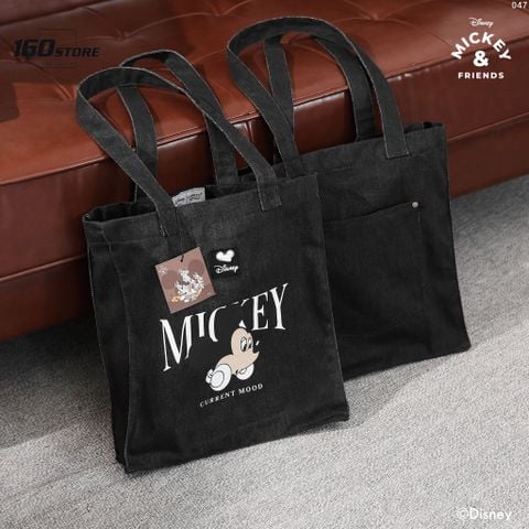 Túi Tote Nam Denim Disney Mickey Groove