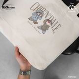 Túi Tote Nam Canvas Disney Cheer Up