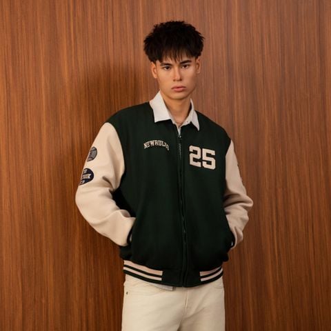 Áo Khoác Bomber Nam ICONDENIM Freshman Varsity
