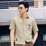 Áo Sơ Mi Nam Tay Ngắn Disney Sunny Goofy Form Boxy