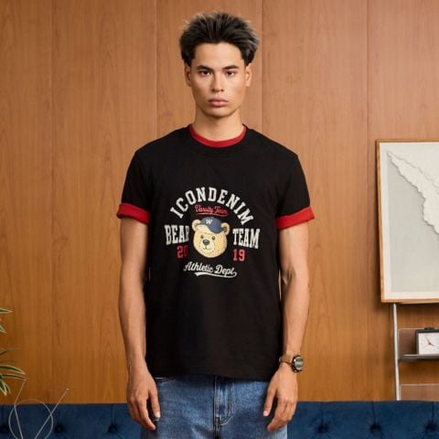 Áo Thun Nam ICONDENIM Bear Team