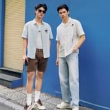 Áo Sơ Mi Nam Tay Ngắn Cuban Disney Threaded Journey Form Relaxed