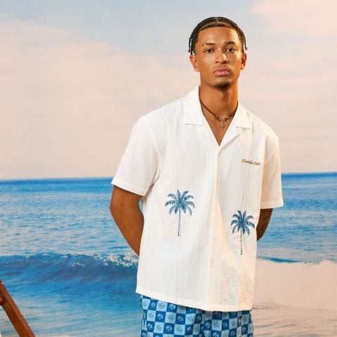Áo Sơ Mi Nam Tay Ngắn Linen Cuban ICONDENIM Littoral