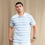 Áo Polo Nam Dynamic Sọc Xanh Form Regular