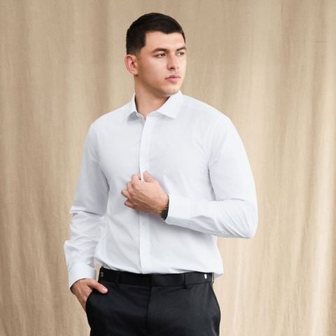 Áo Sơ Mi Nam Tay Dài ICONDENIM Subtle Stripe