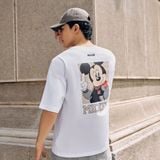 Áo Thun Nam Tay Ngắn Disney Mickey Form Boxy