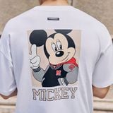 Áo Thun Nam Tay Ngắn Disney Mickey Form Boxy