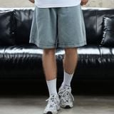 Quần Short Nam Bermuda Denim Form Baggy