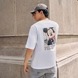 Áo Thun Nam Tay Ngắn Disney Mickey Form Boxy