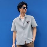 Áo Sơ Mi Nam Tay Ngắn Disney Striped Groove Form Boxy