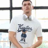 Áo Thun Nam Hustles Bear Form Regular