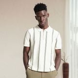 Áo Polo Len Nam ICONDENIM Downtown Stripe