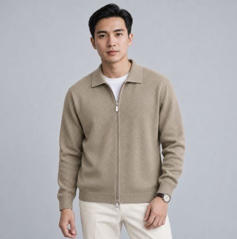 Áo Khoác Knit Nam ICONDENIM Veyron Form Regular