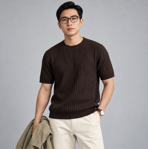 Áo Thun Len Nam ICONDENIM Milano Knit Form Regular