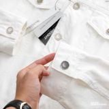Áo Khoác Jeans Nam Siêu Nhẹ ICON105 Lightweight Offwhite Form Regular