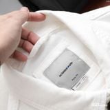 Áo Khoác Jeans Nam Siêu Nhẹ ICON105 Lightweight Offwhite Form Regular