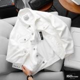 Áo Khoác Jeans Nam Siêu Nhẹ ICON105 Lightweight Offwhite Form Regular
