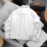 Áo Khoác Jeans Nam Siêu Nhẹ ICON105 Lightweight Offwhite Form Regular