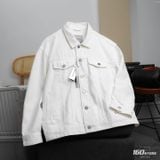 Áo Khoác Jeans Nam Siêu Nhẹ ICON105 Lightweight Offwhite Form Regular