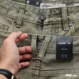 Quần Jean Nam Moss Sage Tint Wash Form Baggy