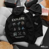 Áo Hoodie Nam ICONDENIM Explore