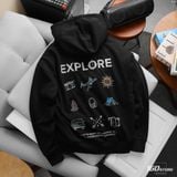 Áo Hoodie Nam ICONDENIM Explore