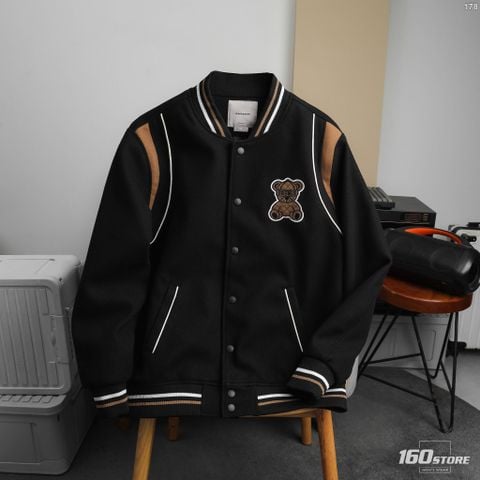 Áo Khoác Bomber Nam Varsity ICONDENIM Teddy Orgnls