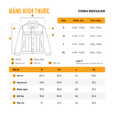 Áo Khoác Jeans Nam ICONDENIM Siêu Nhẹ ICON105 Lightweight Offwhite