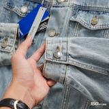 Áo Khoác Jean Nam ICON105 Lightweight ICONDENIM Mid Blue