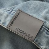 Áo Khoác Jean Nam ICON105 Lightweight ICONDENIM Mid Blue