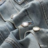 Áo Khoác Jean Nam ICON105 Lightweight ICONDENIM Mid Blue