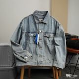 Áo Khoác Jean Nam ICON105 Lightweight ICONDENIM Mid Blue