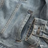 Áo Khoác Jean Nam ICON105 Lightweight ICONDENIM Mid Blue