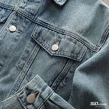 Áo Khoác Jean Nam ICONDENIM Trucker Steel Mark