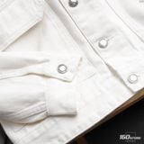 Áo Khoác Jeans Nam ICONDENIM Offwhite