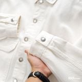 Áo Khoác Jeans Nam ICONDENIM Offwhite