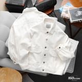 Áo Khoác Jeans Nam ICONDENIM Offwhite