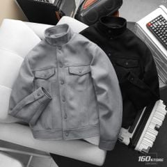 Áo Khoác Nam Da Lộn ICONDENIM Stonewell
