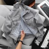 Áo Khoác Nam Da Lộn ICONDENIM Stonewell