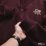 Áo Khoác Nỉ Cardigan Nam ICONDENIM Corwin Form Regular