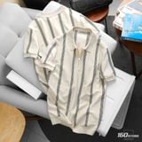 Áo Polo Len Nam ICONDENIM Downtown Stripe